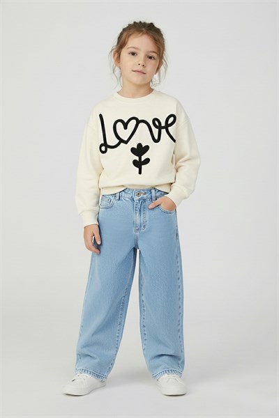 Erkek Çocuk Denim Kot Pantolon Mavi 2-7 Yaş