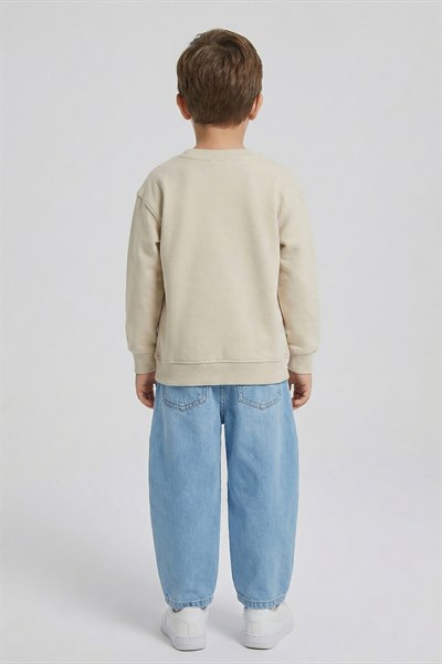 Erkek Çocuk Denim Kot Pantolon Mavi 2-7 Yaş