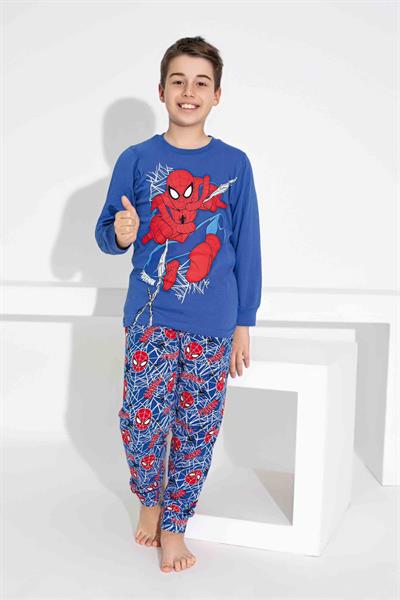 Erkek Çocuk Desenli Uzun Kollu Pijama Takımı
