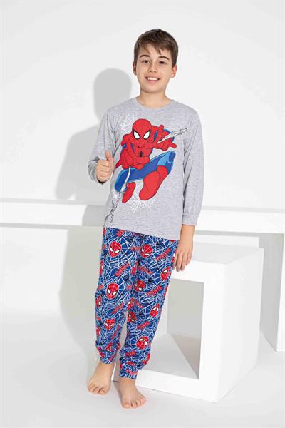 Erkek Çocuk Desenli Uzun Kollu Pijama Takımı