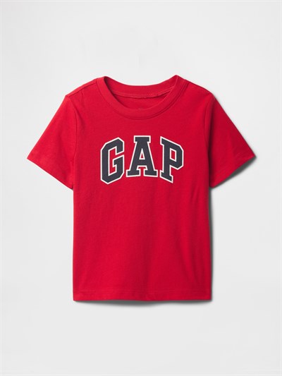 GAP Erkek Bebek Gap Logo T-Shirt Kırmızı