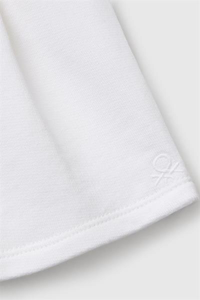 United Colors of Benetton Kız Çocuk Şort Beyaz 3J70G901R