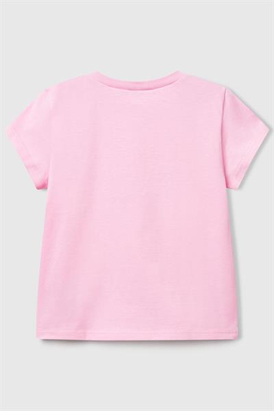 United Colors of Benetton Kız Çocuk Tshirt A.Pembe 3JERG10J3