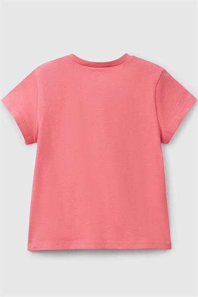 United Colors of Benetton Kız Çocuk T shirt Pembe 3I1XG10HU