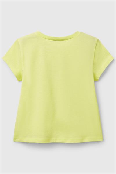 United Colors of Benetton Kız Çocuk T shirt Sarı 3I1XG10HU