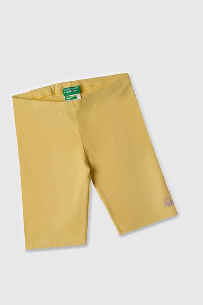 United Colors of Benetton Kız Çocuk Tayt Sarı BNT-G21761  