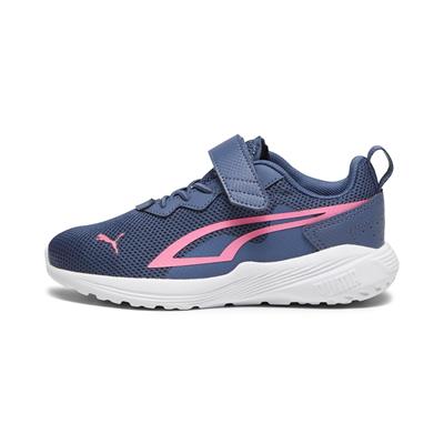 Puma All-Day Active AC+ PS-Inky Blue-Strawberry Burst Çocuk Ayakkabı-Mavi