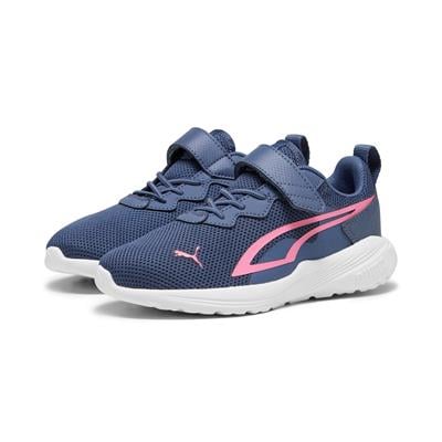 Puma All-Day Active AC+ PS-Inky Blue-Strawberry Burst Çocuk Ayakkabı-Mavi