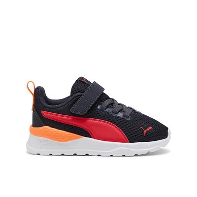 Puma Anzarun Lite AC Inf-New Navy-For All Time Red-Orange Glo Çocuk Ayakkabı-Siyah