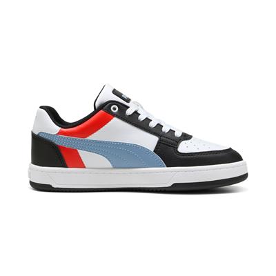 Puma Caven 2.0 Block Jr-White-Cool Blue-Black Çocuk Ayakkabı-Beyaz