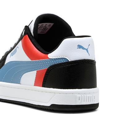 Puma Caven 2.0 Block Jr-White-Cool Blue-Black Çocuk Ayakkabı-Beyaz