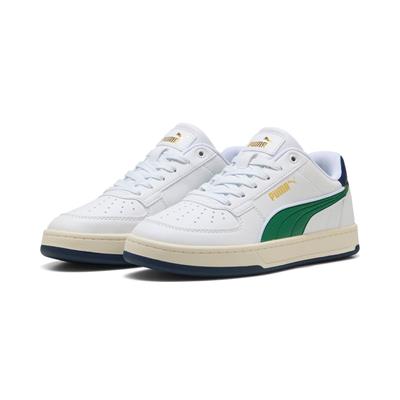 Puma Caven 2.0 Retro Jr-White-Green-Warm White Çocuk Ayakkabı-Beyaz