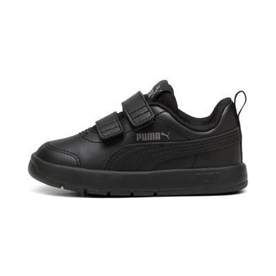 Puma Courtflex V3 V Inf-Black-Black-Cast Iron Çocuk Ayakkabı-Siyah