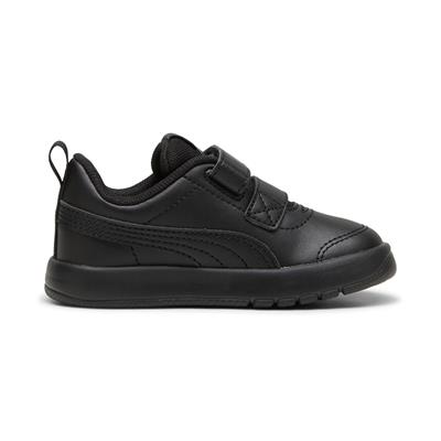 Puma Courtflex V3 V Inf-Black-Black-Cast Iron Çocuk Ayakkabı-Siyah