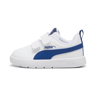 Puma Courtflex V3 V Inf-White-Clyde Royal Çocuk Ayakkabı-Beyaz