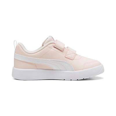 Puma Courtflex V3 V PS-Island Pink-White Çocuk Ayakkabı-Pembe