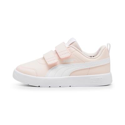 Puma Courtflex V3 V PS-Island Pink-White Çocuk Ayakkabı-Pembe