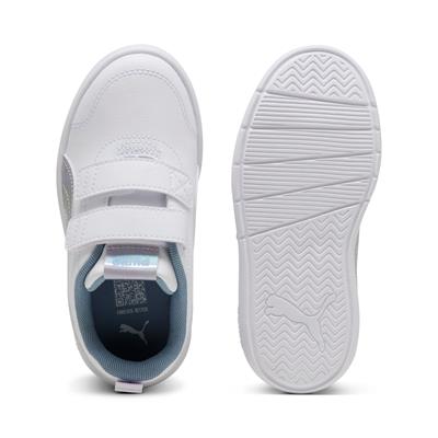 Puma CourtflexV3 Space Belle V PS-White-Lilac Crush Çocuk Ayakkabı-Beyaz