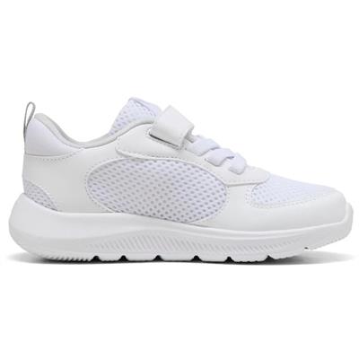 Puma Fun Racer 2 AC+ PS-White-Cool Light Gray Çocuk Ayakkabı-Beyaz
