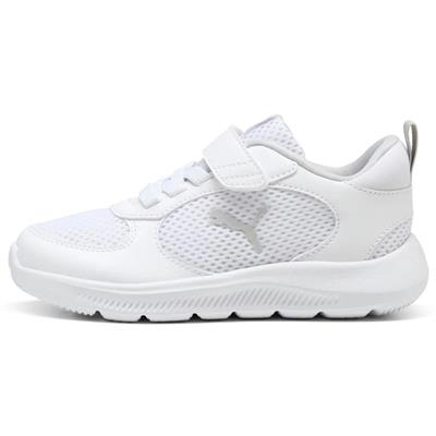 Puma Fun Racer 2 AC+ PS-White-Cool Light Gray Çocuk Ayakkabı-Beyaz