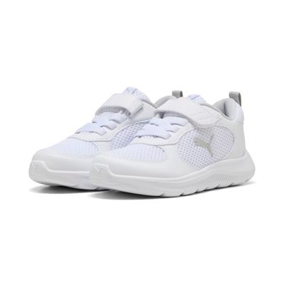 Puma Fun Racer 2 AC+ PS-White-Cool Light Gray Çocuk Ayakkabı-Beyaz