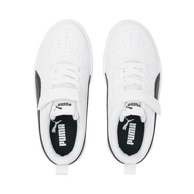 Puma Rickie AC+ PS-White-Black Çocuk Ayakkabı-Beyaz