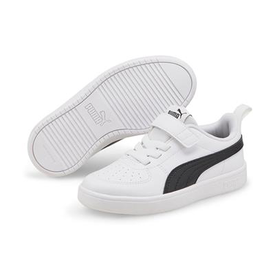 Puma Rickie AC+ PS-White-Black Çocuk Ayakkabı-Beyaz