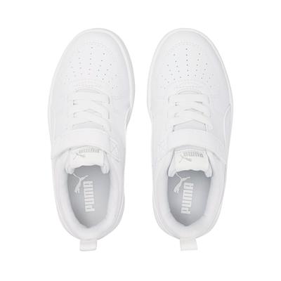 Puma Rickie AC+ PS-White-Glacier Gray Çocuk Ayakkabı-Beyaz