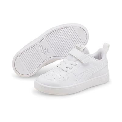 Puma Rickie AC+ PS-White-Glacier Gray Çocuk Ayakkabı-Beyaz