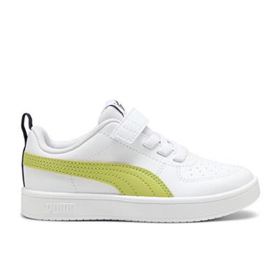 Puma Rickie AC+ PS-White-Sea Kelp-New Navy Çocuk Ayakkabı-Beyaz Yeşil