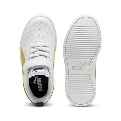 Puma Rickie AC+ PS-White-Sea Kelp-New Navy Çocuk Ayakkabı-Beyaz Yeşil