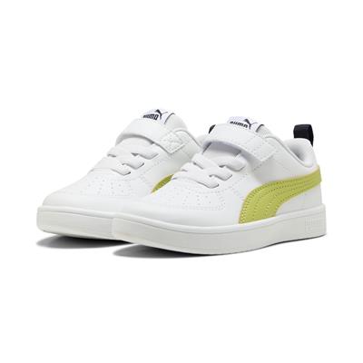 Puma Rickie AC+ PS-White-Sea Kelp-New Navy Çocuk Ayakkabı-Beyaz Yeşil