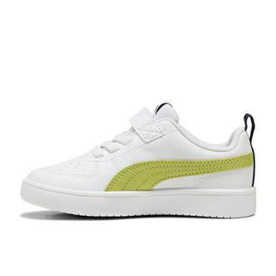 Puma Rickie AC+ PS-White-Sea Kelp-New Navy Çocuk Ayakkabı-Beyaz Yeşil