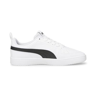Puma Rickie Jr-White-Black Çocuk Ayakkabı-Beyaz