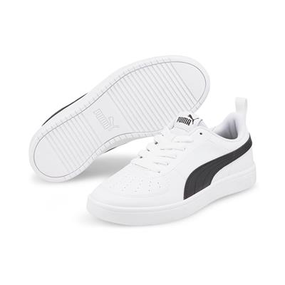 Puma Rickie Jr-White-Black Çocuk Ayakkabı-Beyaz