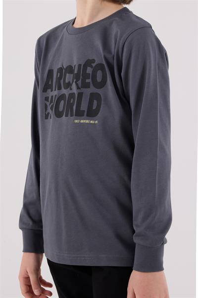 RolyPoly Erkek Çocuk Uzun Kol Pijama Takım Gri