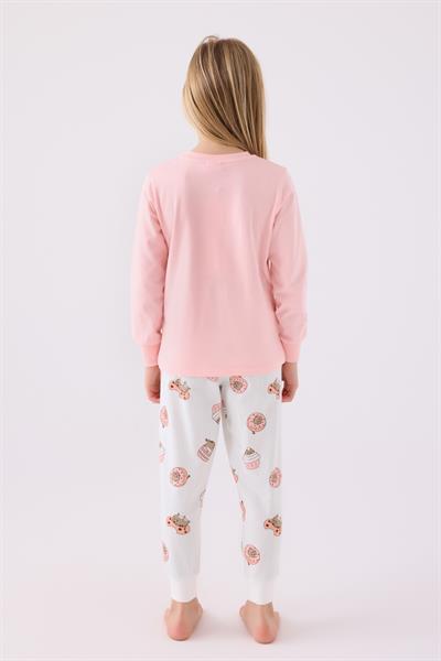 RolyPoly Kız Çocuk Uzun Kol Pijama Takım A.Pembe