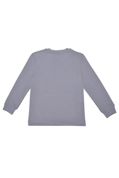 Sisley SIS-B1029  Erkek Çocuk Sweatshirt Gri