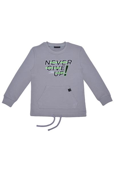 Sisley SIS-B1029  Erkek Çocuk Sweatshirt Gri