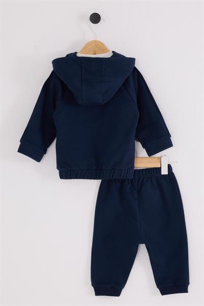 U.S. Polo Assn Erkek Bebek 3lü Takım Lacivert