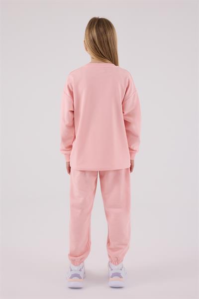 U.S. Polo Assn Kız Çocuk Eşofman Takımı Açık Pembe