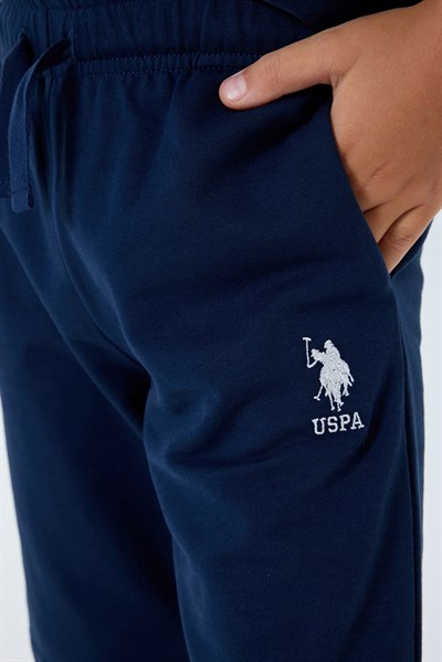 U.S. Polo Assn Erkek Çocuk Bermuda  2li Takım Lacivert
