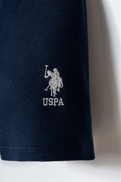 U.S. Polo Assn Erkek Bebek 2 li Şort T-shirt Takım Beyaz