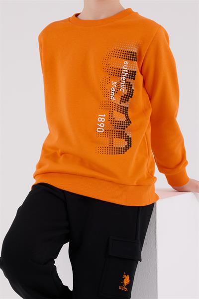 U.S. Polo Assn Erkek Çocuk Eşofman Takımı Turuncu