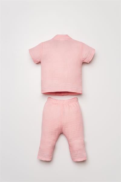 U.S. Polo Assn Kız Bebek Takım Pudra