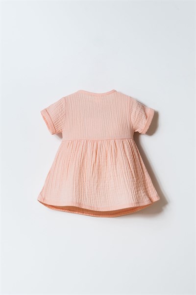 U.S. Polo Assn Kız Bebek  Elbise Pudra