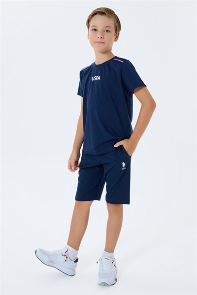 U.S. Polo Assn Erkek Çocuk Bermuda  2li Takım Lacivert