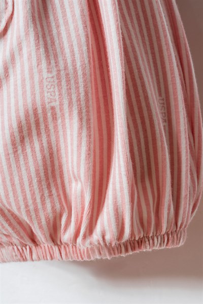 U.S. Polo Assn Kız Bebek Tulum Pembe
