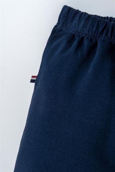 U.S. Polo Assn Erkek Bebek  2 li Şort T-şhirt Takım Mavi