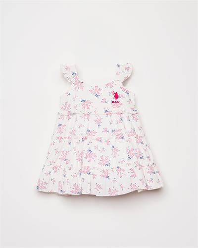 U.S. Polo Assn Kız Bebek Elbise Pembe